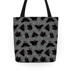 Cute Mothman Pattern Tote Bag