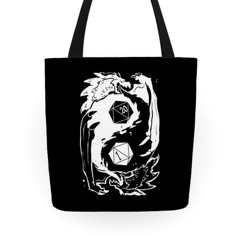 Dungeons and Dragons Yin Yang Tote Bag