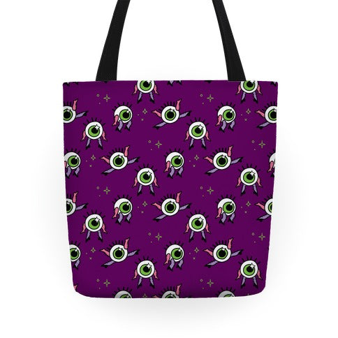 Eye Monster Pattern Tote Bag