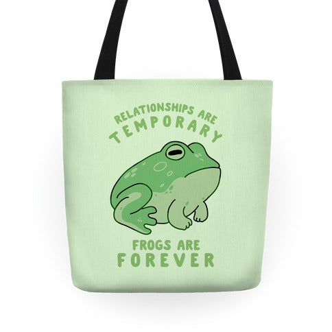 Frogs Are Forever Tote Bag