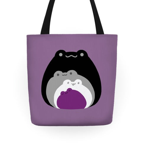 Frogs In Frogs In Frogs Ace Pride Tote Bag