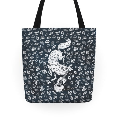 Guitar Wolf Tote Bag