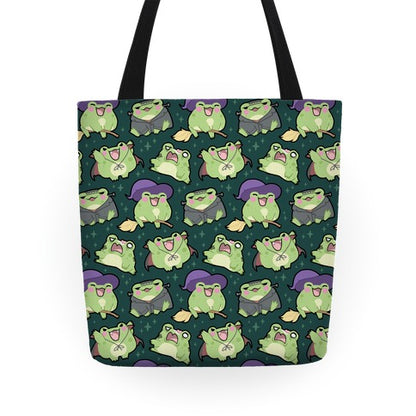 Halloween Frogs Tote Bag