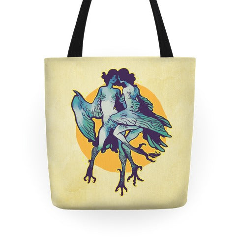 Harpy Monster Girls Tote Bag