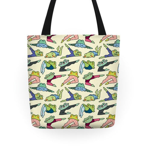 Leggy Frogs Tote Bag