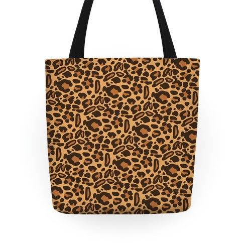 Leopard Print Pattern Tote Bag