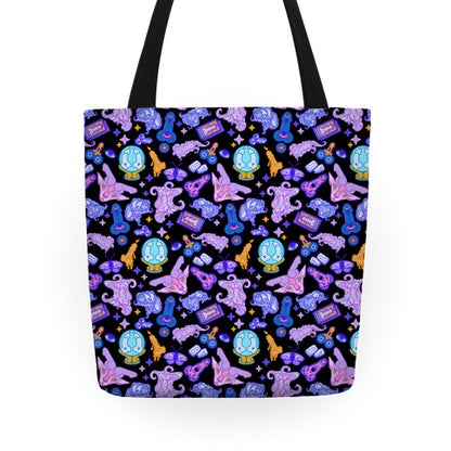 Occult Hidden Penis Pattern Tote Bag