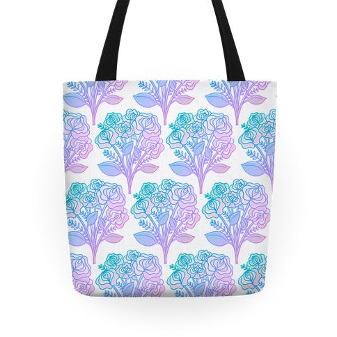 Pastel Vulva Bouquet Tote Bag