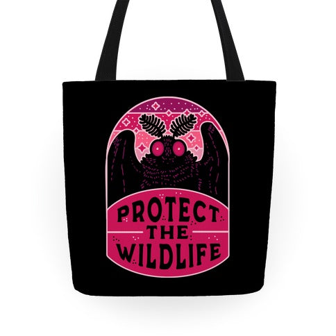 Protect the Wildlife (Mothman) Tote Bag