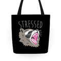 Stressed Raccoon Tote Bag