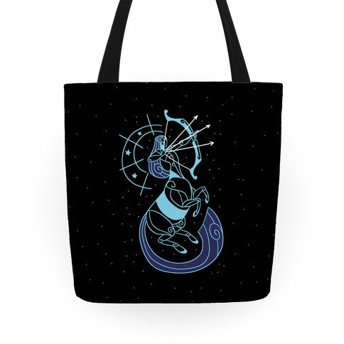 Stylized Sagittarius  Tote Bag