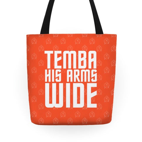 Temba His Arms Wide Tote Bag