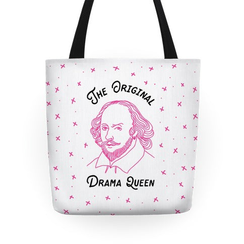 The Original Drama Queen Shakespeare Tote Bag