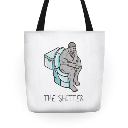 The Shitter Parody Tote Bag