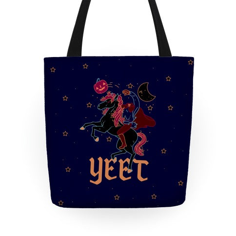 Yeetless Horseman Tote Bag