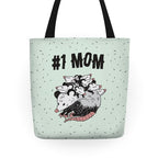 #1 Mom Opossum  Tote Bag