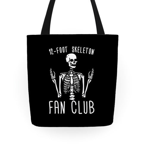 12-Foot Skeleton Fan Club Tote Bag