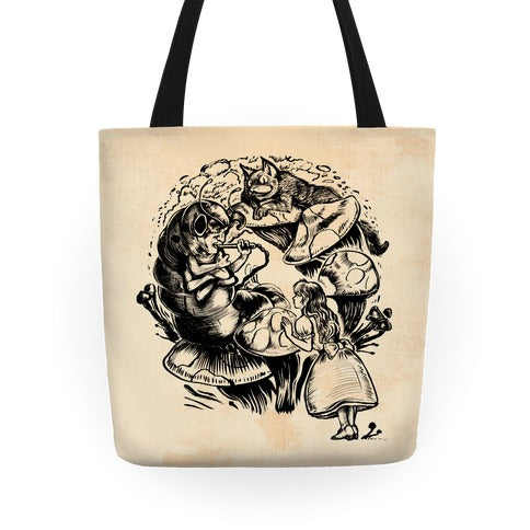 Alice's Adventures in Wonderland Tote Bag