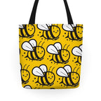 Bee With Knife Tote Bag