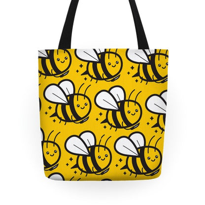 Bee With Knife Tote Bag