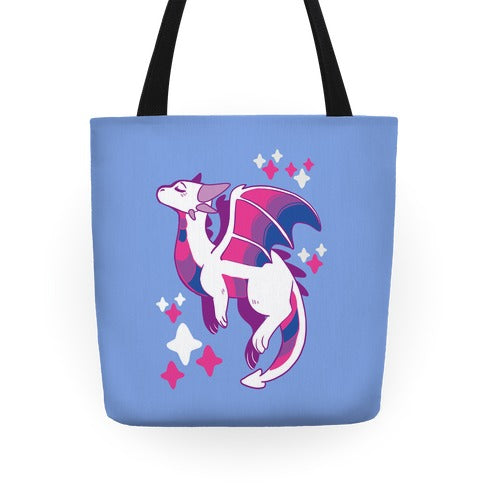 Bi Pride Dragon Tote Bag