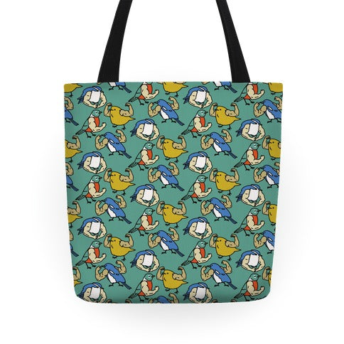 Buff Birds Tote Bag