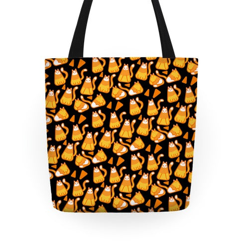 Candy Corn Cats Tote Bag