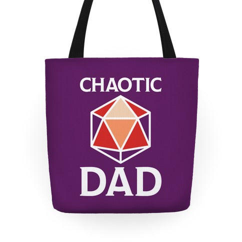 Chaotic Dad Tote Bag