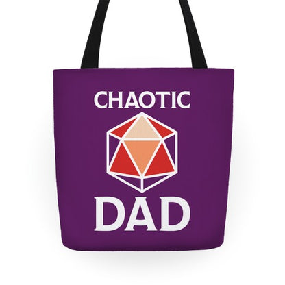 Chaotic Dad Tote Bag