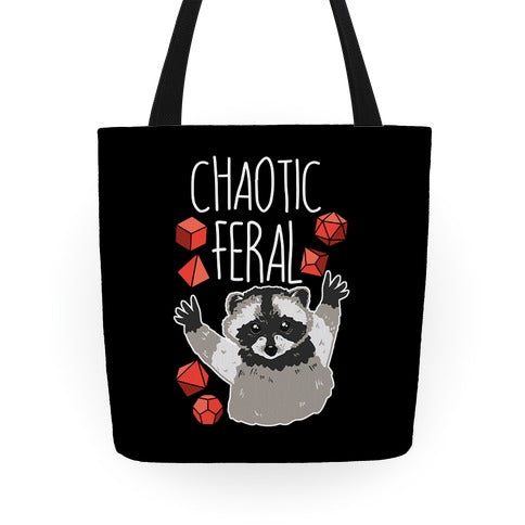 Chaotic Feral Tote Bag