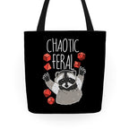 Chaotic Feral Tote Bag