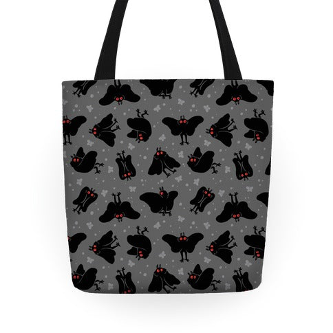 Cute Mothman Pattern Tote Bag