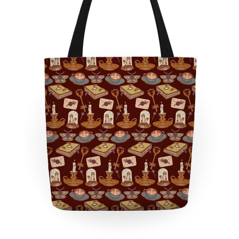 Dick Academia Pattern Tote Bag