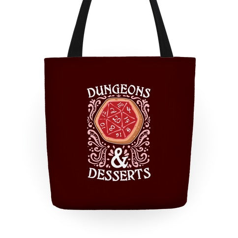 Dungeons & Desserts Tote Bag