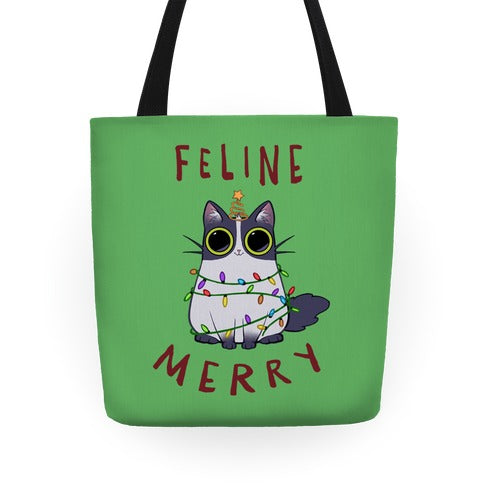 Feline Merry Tote Bag