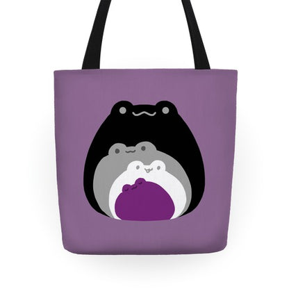 Frogs In Frogs In Frogs Ace Pride Tote Bag