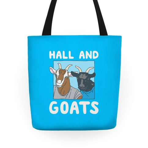 Hall And Goats Parody  Tote Bag