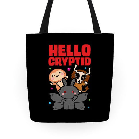 Hello Cryptid Tote Bag