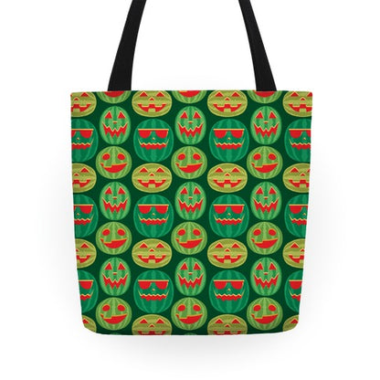 Jack-o-Melon Pattern Tote Bag