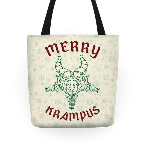 Merry Krampus Tote Bag