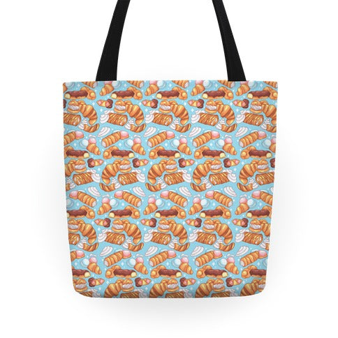 Penis Pastries Pattern Tote Bag