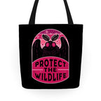 Protect the Wildlife (Mothman) Tote Bag