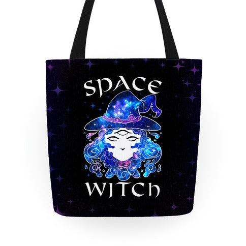 Space Witch Tote Bag