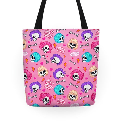 Spooky Scary Feminists Tote Bag