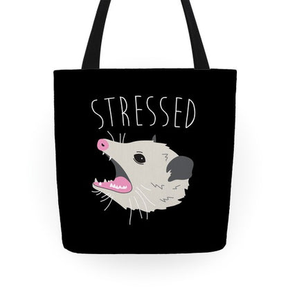 Stressed Opossum Tote Bag