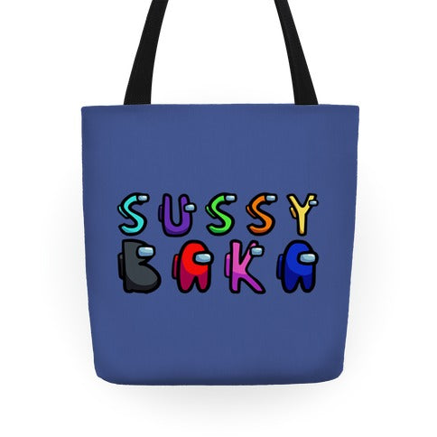 Sussy Baka (Among Us Parody) Tote Bag