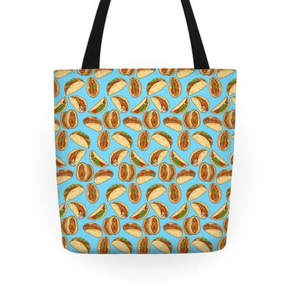 Taco Vulvas Pattern  Tote Bag