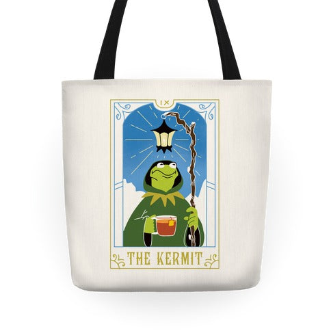 The Kermit Tarot Card Tote Bag