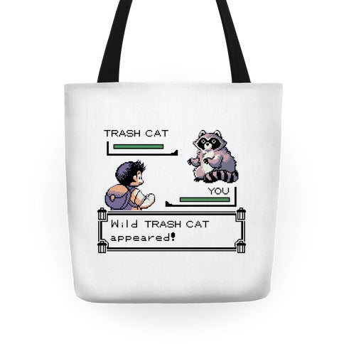 Wild Trash Cat Appears! Tote Bag