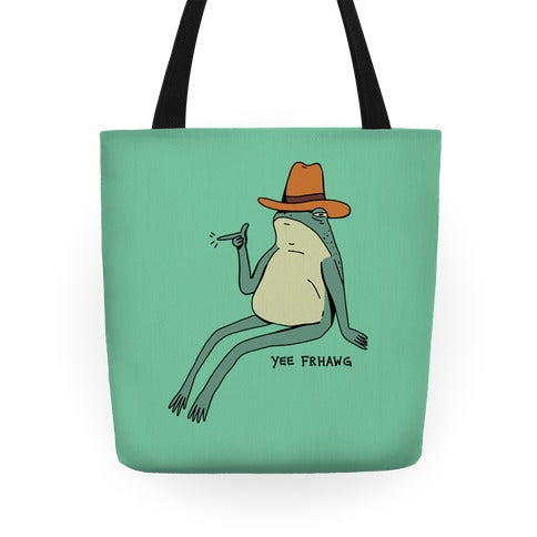 Yee Frhawg Frog Tote Bag